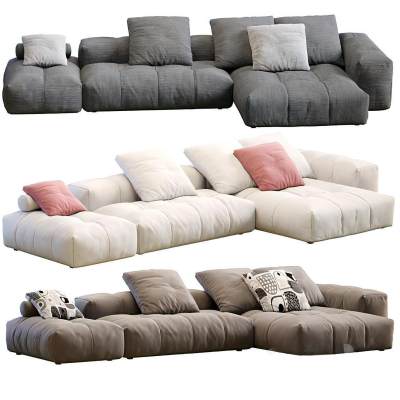 SABA现代多人沙发-D129